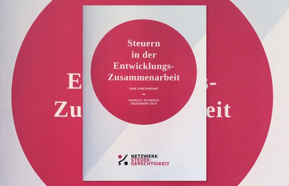 Broschürentitel Steuern in der Entwicklungszusammenarbeit